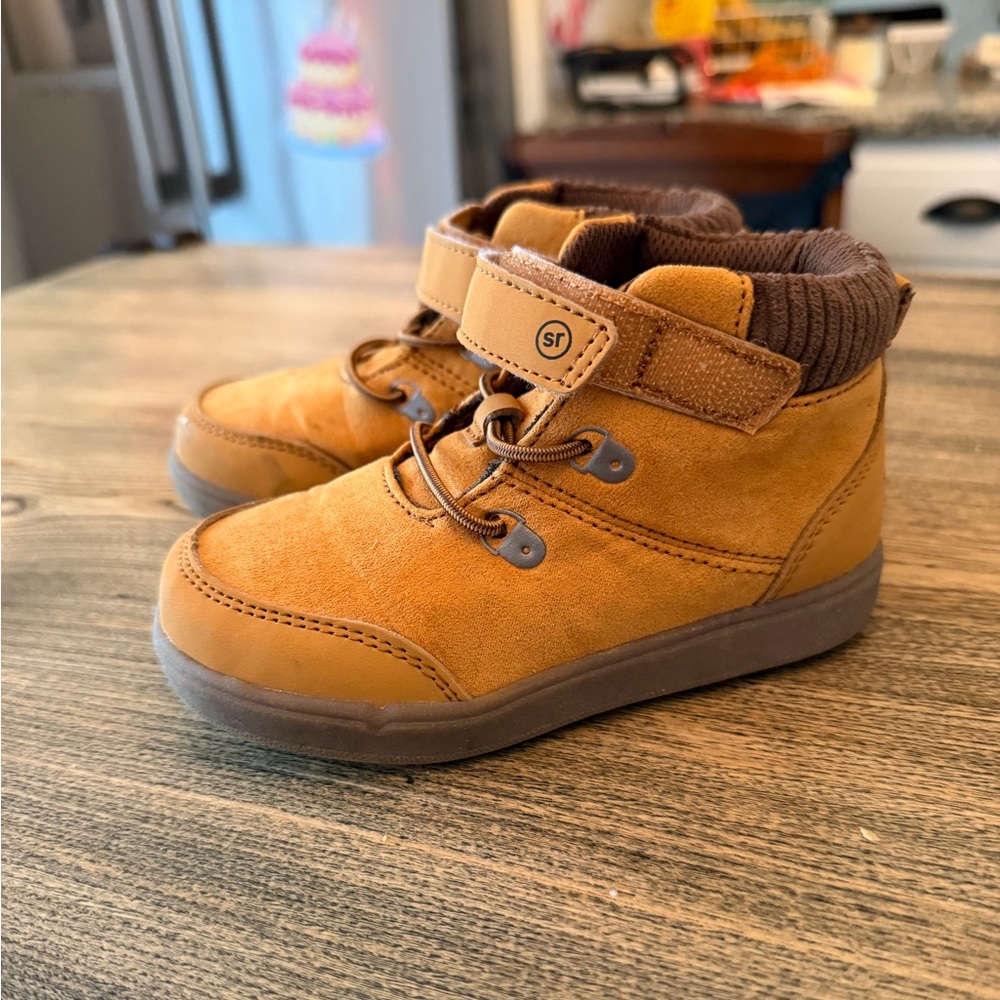 Stride Rite Tan Kids Boots